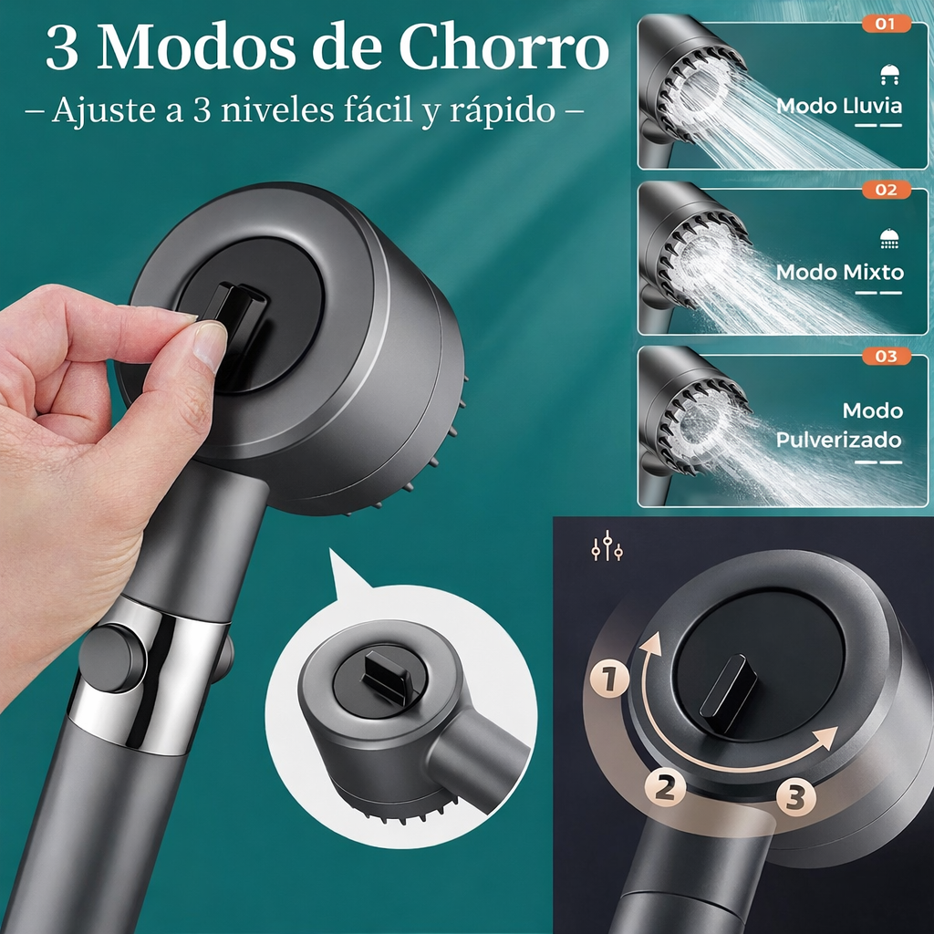 Cabezal de Ducha con Filtro