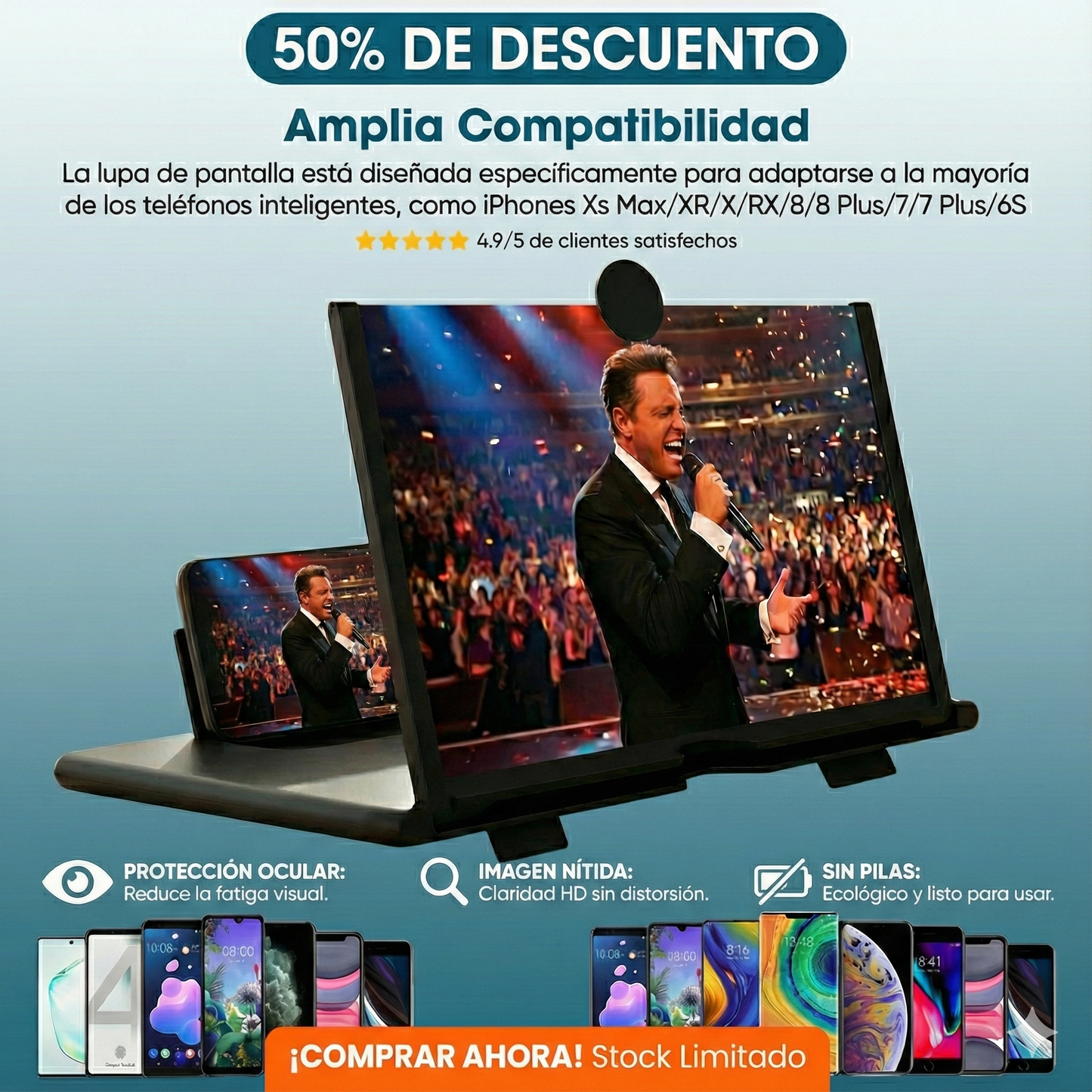 Amplificador de Pantalla HD