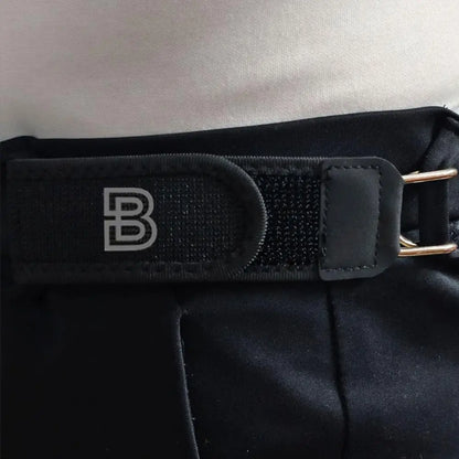1/2/4/6pcs Metal Hook Elastic Belt Unisex Adjustable Lazy Big Belly Belt Iron Hook Elastic Convenient Design Velcro Waist Buckle